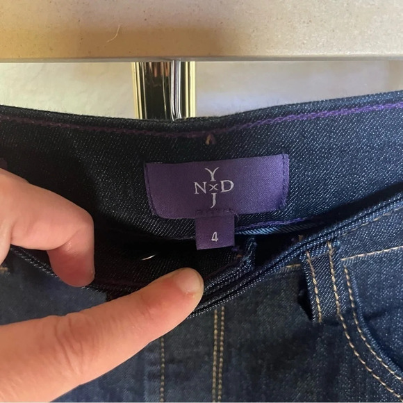 NYDJ ~ Marilyn Straight Dark Wash Jeans - Picture 9 of 15